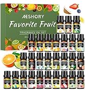 Aeshory Fruity Essential Oils for Diffuser, 28 x 5 ml Natural Pure Aroma Oil Essential Oils Set Arom...