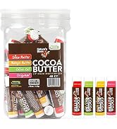 Nature's Bees, Cocoa Butter Lip Balms, Lip Moisturizer Treatment - Pack of 72, (Original Variety ...