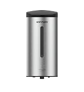 anydry Wall-Mounted Automatic Foaming Soap Dispenser 25oz/750ml Large Capacity, Brushed Stainless...