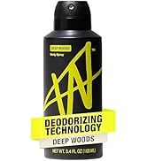 W By Jake Paul Body Spray for Men, Odor Blocking, Body Deodorant, Long Lasting Protection, Deep W...
