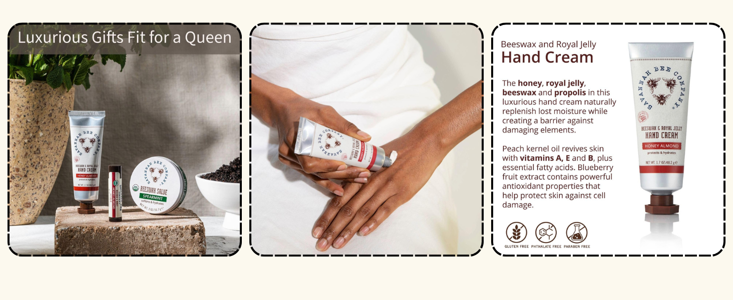 beeswax hand cream hand lotion bee royal jelly bees wax bee propolis body butter almond extract