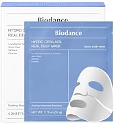 BIODANCE Hydro Cera-nol Real Deep Mask, Overnight Hydrogel Mask, Hydrating Facial Mask For Sensit...