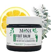 All Natural foot balm for dry feet and cracked heels. Deodorizes and soothes for jolly feet.