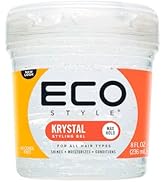 Eco Style Krystal Styling Gel - Adds Body and Shine to all Styles - Moisturizes and Maintains Hea...