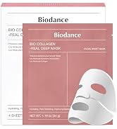 BIODANCE Bio-Collagen Real Deep Mask, Hydrating Overnight Hydrogel Mask, Pore Minimizing, Elastic...