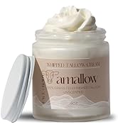 Amallow 100% Grass Fed Beef Tallow for Skin Care - Face + Body - Whipped Moisturizer for Sensitiv...