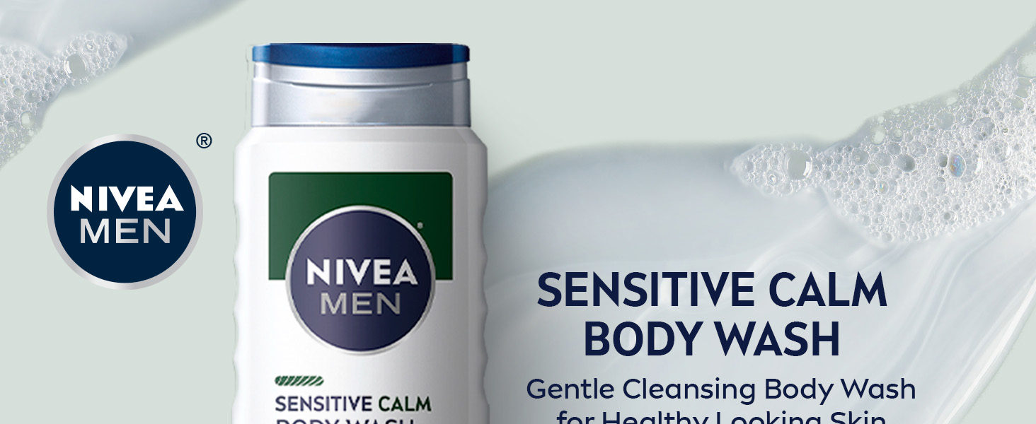 NIVEA MEN Sensitive Calm Body Wash 16.9 oz
