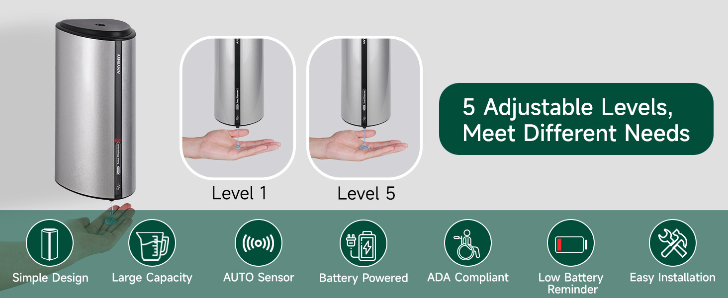 Commercial soap dispenser
