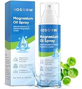 AOSORW Pure Magnesium Oil Spray – Organic Natural Topical Magnesium for Nighttime Comfort Sleep –...