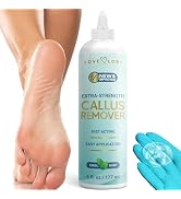 Callus Remover for Feet (Extra Strength) Professional Foot Scrubber Dead Skin Callus Gel - Pedicu...