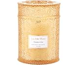 LA JOLIE MUSE Pumpkin Candle, Fall Candles for Home Scented, 19 oz Large Wood Wicked Candles, Natural Soy Candle Gifts for Men&Women, 90 Hours Long Burning, Pumpkin Chai
