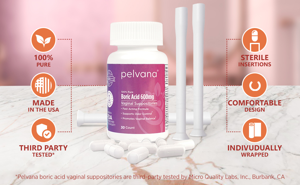 Boric acid vaginal suppository bacterial vaginosis for yeast infection treatment for women