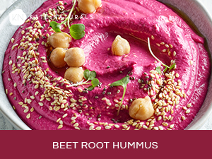 beet root hummus