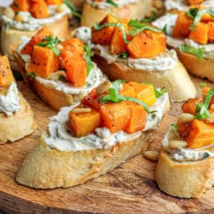 treeline Cheese and squash toasts 
