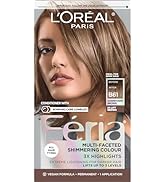 L'Oreal Paris Feria Multi-Faceted Shimmering Permanent Hair Color, B61 Downtown Brown (Hi-Lift Co...