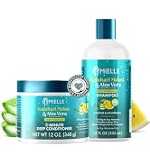 Mielle Kalahari Melon & Aloe Vera Deep Hydration Shampoo & 2-Minute Deep Conditioner Bundle - For...