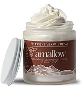 Amallow 100% Grass Fed Beef Tallow for Skin Care - Face + Body - Whipped Moisturizer - 100% Natur...