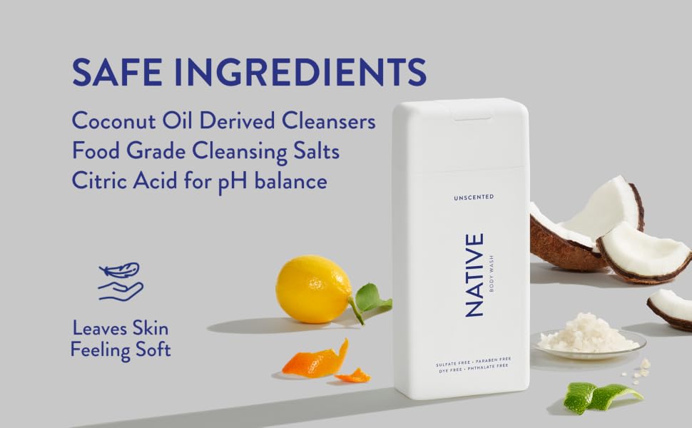 Native Natural Body Wash Soap
