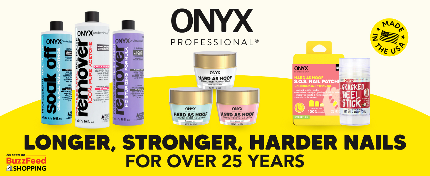 hard as hoof onyx nail strengther strengthening conditioner repair cuticle oil conditioning growth