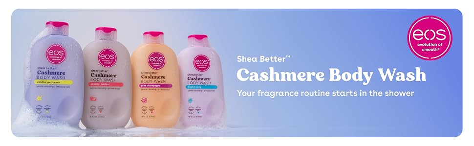 eos Cashmere Body Wash Collection