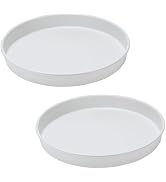 Amolliar Lazy Susan Turntable Organizer, White 10