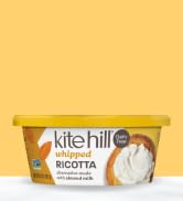 Kite Hill Whipped Almond Milk Ricotta Cheese Alternative, 8 Ounces, Dairy Free, Gluten Free, Non-...