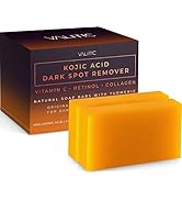 VALITIC Kojic Acid Dark Spot Remover Soap Bars with Vitamin C, Retinol, Collagen, Turmeric - Orig...