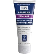 MG217 Medicated Moisturizing Psoriasis Cream with 3% Salicylic Acid, Multi-Symptom, Fragrance Fre...