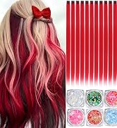 colorful hair extensions