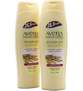 Avena Instituto Español Shower Gel, Moisturizing and Softeness, Elasticity and Nutrition, 100% Na...