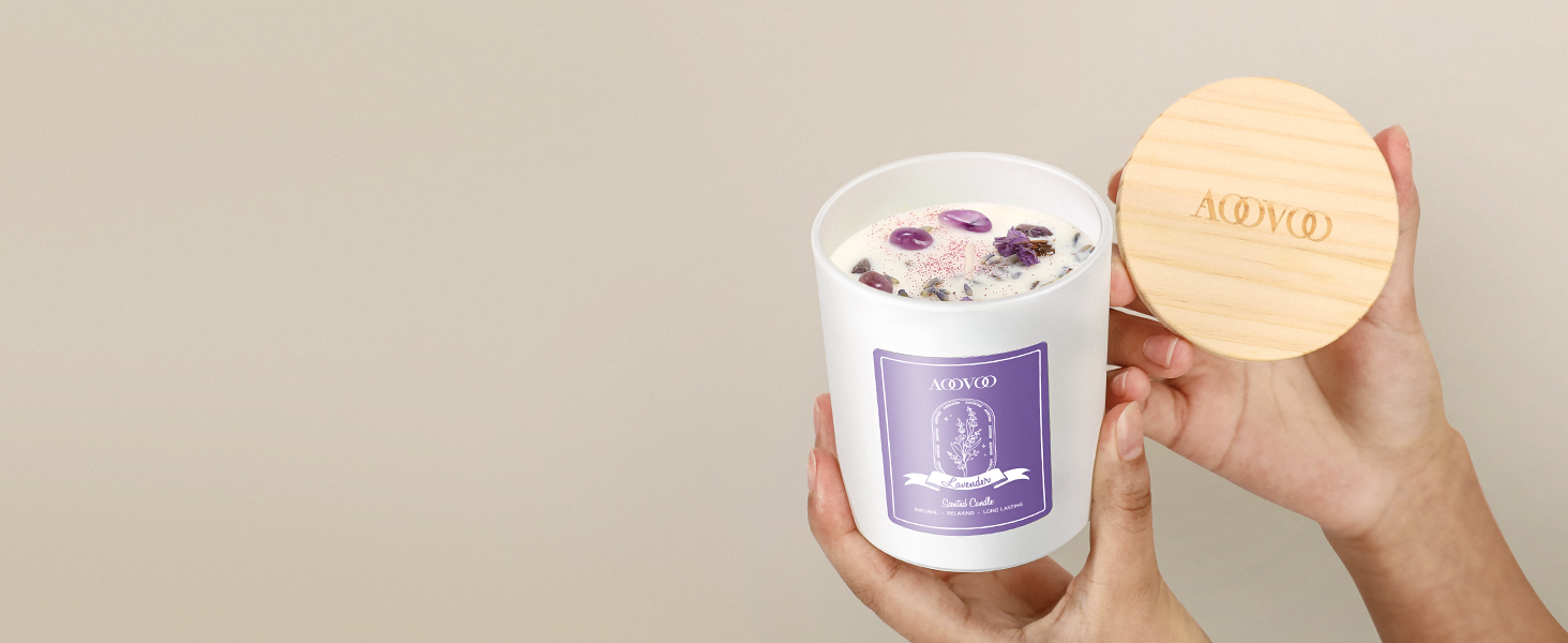 Lavender candle