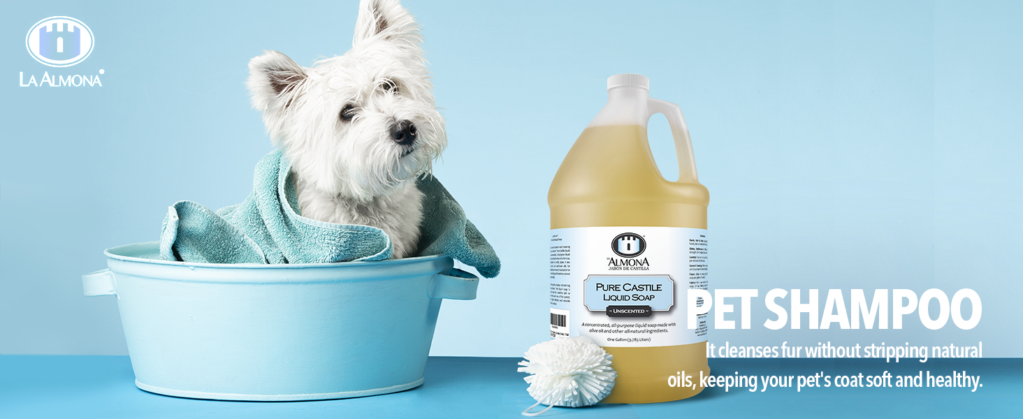 pet shampoo castile soap