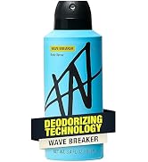 W By Jake Paul Body Spray for Men, Odor Blocking, Body Deodorant, Long Lasting Protection, Wave B...
