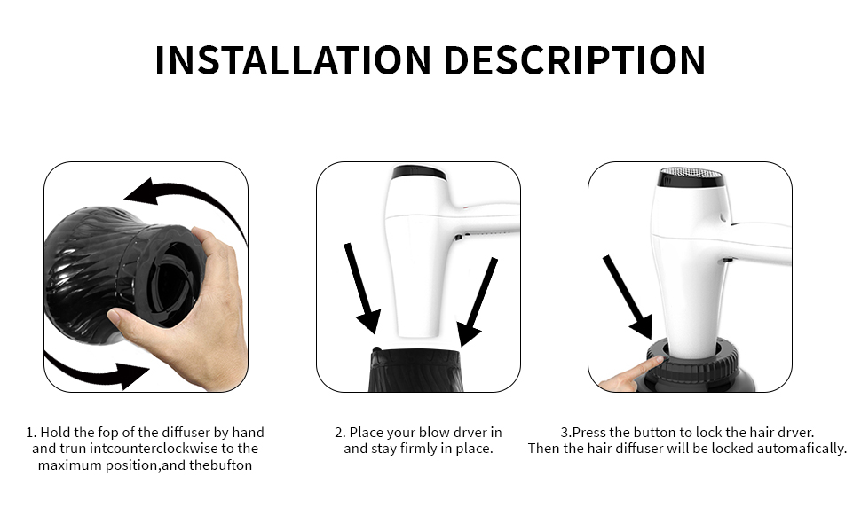 diffuser attachment for hair dryer A+5
