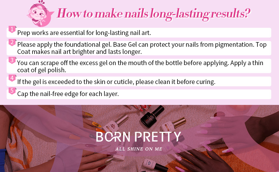 Watercolor nail gel