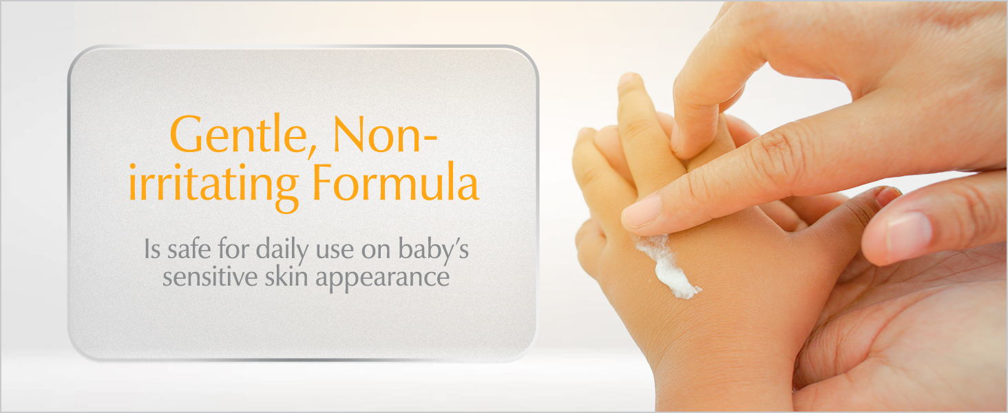 Eucerin Sunscreen is a gentle, non-irritating formula for your baby's sensitive skin
