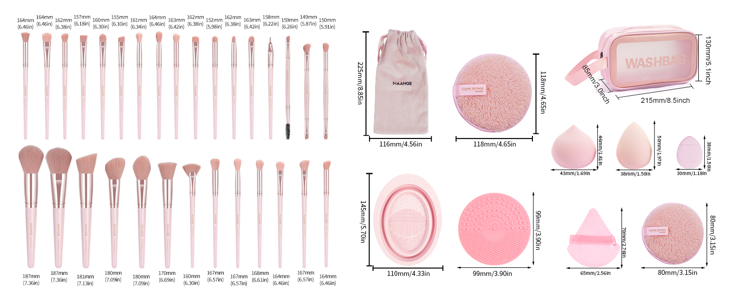 Professsional Makeup Brushes