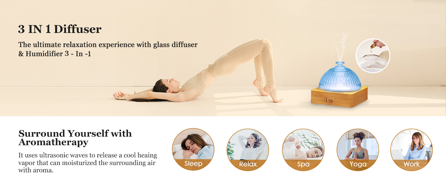 Glass Essential Oil Diffuser