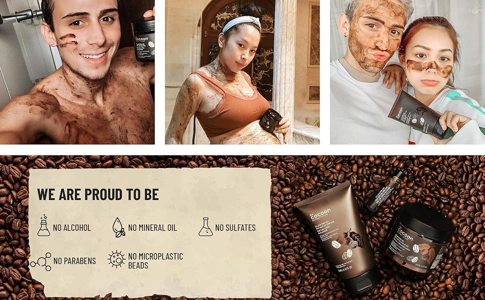 cocoon original vietnam coffee body polish scrub testimonial