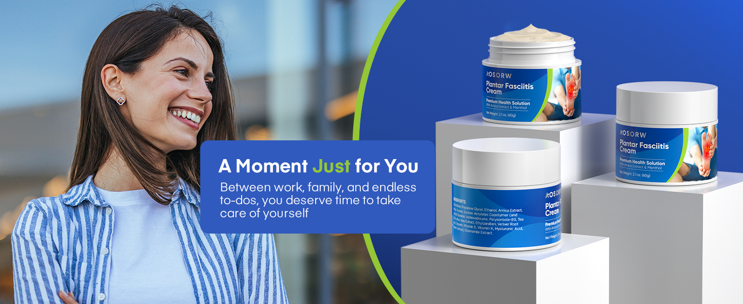 plantar fasciitis foot cream
