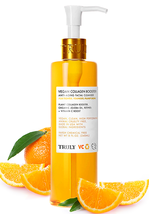 Vegan collagen facial cleanser comparison chart