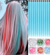 pink hair extensions