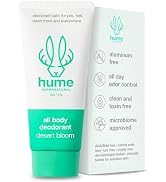 Hume Supernatural Invisible Whole Body Deodorant Balm - Full Body Protection - Aluminum Free, No ...