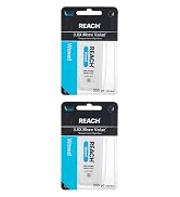 REACH Waxed Dental Floss, Unflavored, 3.6X More Value, Plaque Remover for Teeth, Shred Resistant,...