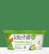 Kite Hill Tzatziki Almond Milk Yogurt Dip, 8 Ounces, Dairy Free