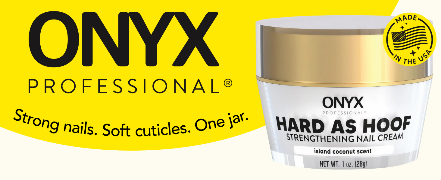hard as hoof onyx nail strengther strengthening conditioner repair cuticle oil conditioning growth