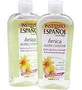 Instituto Español Arnica Oil, Body Oil, Fresh Fragrance, 8.5 Fl Oz, Bottle.