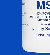 Sunshine Valley Super MSM Organic Supplement—Natural Methylsulfonylmethane Powder for Hair Growth...