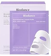 BIODANCE Rejuvenating Caviar PDRN Real Deep Mask, Overnight Hydrogel Mask, Skin Firming & Radianc...