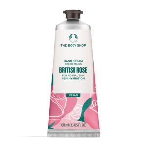 British Rose Moisturizing Hand Cream 1 oz for Soft Smooth Skin